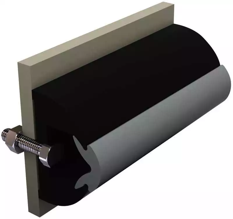 Liston de protection gris foncé haro 50 x 34 mm rouleau de 30 m (prix par metre)