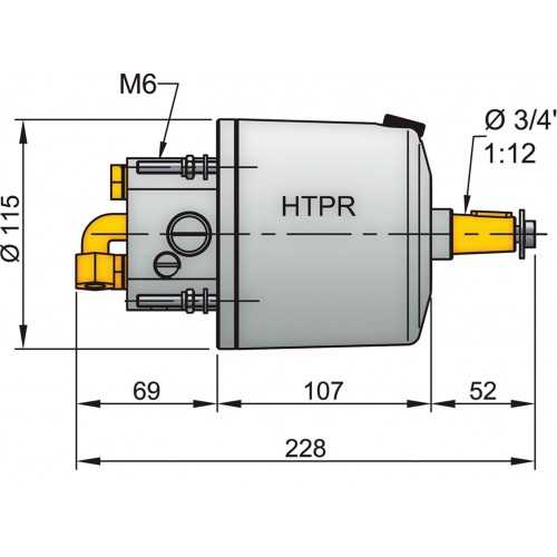 Pompe hydraulique type HTP30 pour tuyau diam 10 mm avec clapet anti-retour