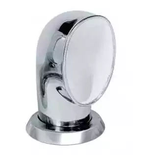 Manche à air en acier inoxydable type Jerry, intérieur blanc (inclus bague en inox)