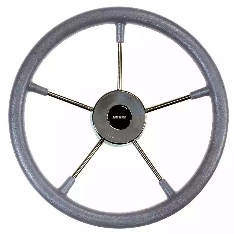 Volant gris diamètre 320mm revetue polyuréthane