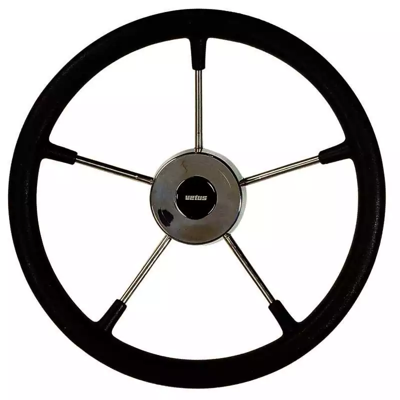 Volant gris diamètre 360mm revetue polyuréthane