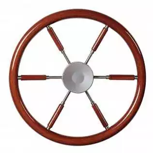 Volant avec cercle et rayons en acajou type KWL55 diamètre 550mm