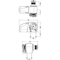 HRC10-8 hydraulique SCW chaine de 8 mm cordage de 14-16 mm