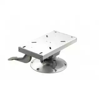 Pied de siege pivotant avec glissiere hauteur 150mm