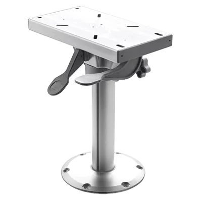 Pied de siege fixe pivotant amovible hauteur 38 cm