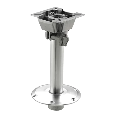 Pied de siege fixe pivotant hauteur 38 cm