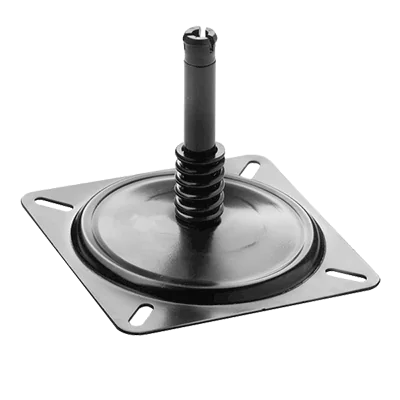 Support de siège pivotant avec ressort Coudé 3 degrés 168x168mm