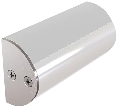 Jeu d'embouts terminaison inox pour liston vinylique TRAP-S