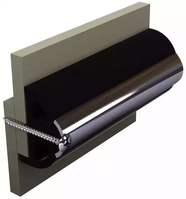 Liston de protection noir poly 40 x 31 mm rouleau de 20 m (prix par metre)