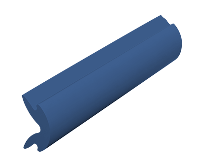 Ruban pour liston de protection bleu cobalt rouleau de 20 m (prix par metre)