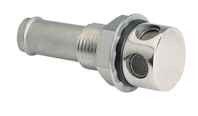 Reniflard droit laiton chromé pour tuyau diamètre 16mm