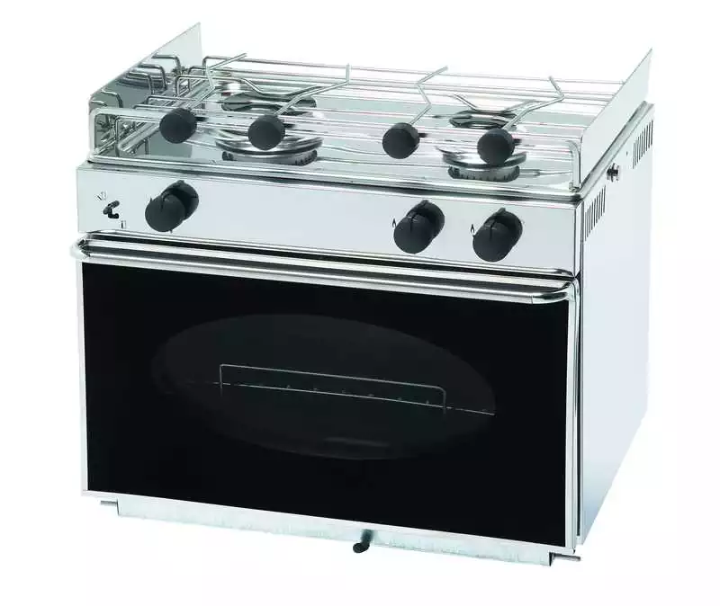 Cuisinière One 2 feux sur cardan inox