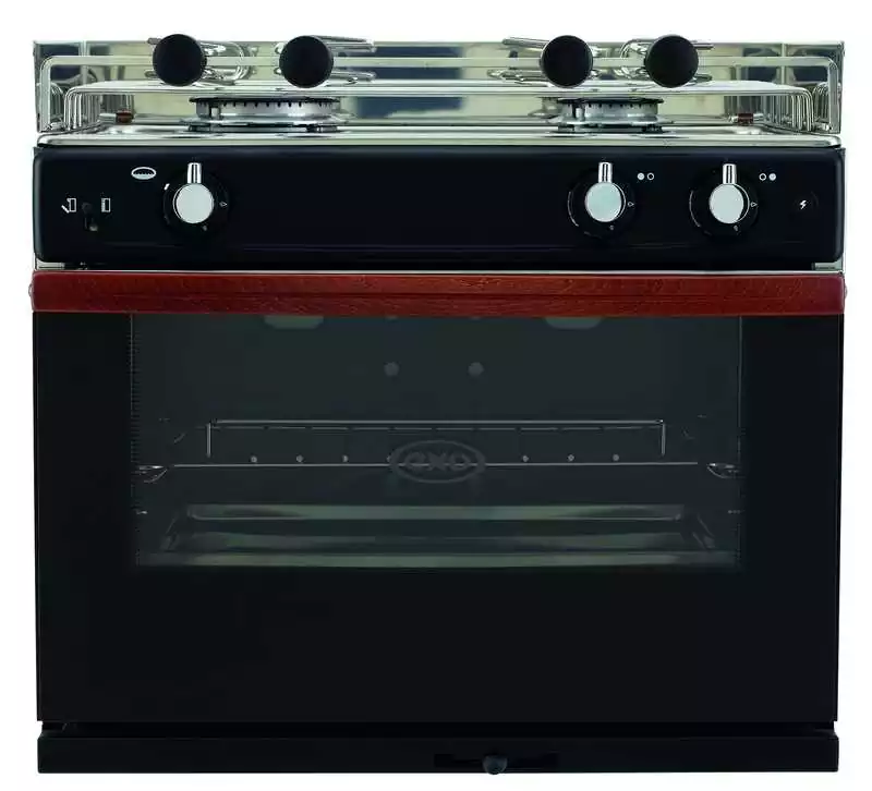 Four cuisinière Gascogne 3 feux avec serre-casseroles