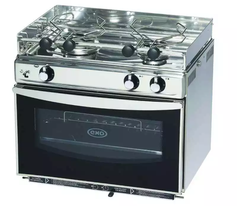 Cuisinière inox 2 feux avec four Grand Large