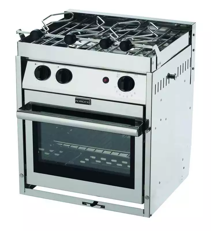 Cuisinière inox 2 feux avec four 23 Litres