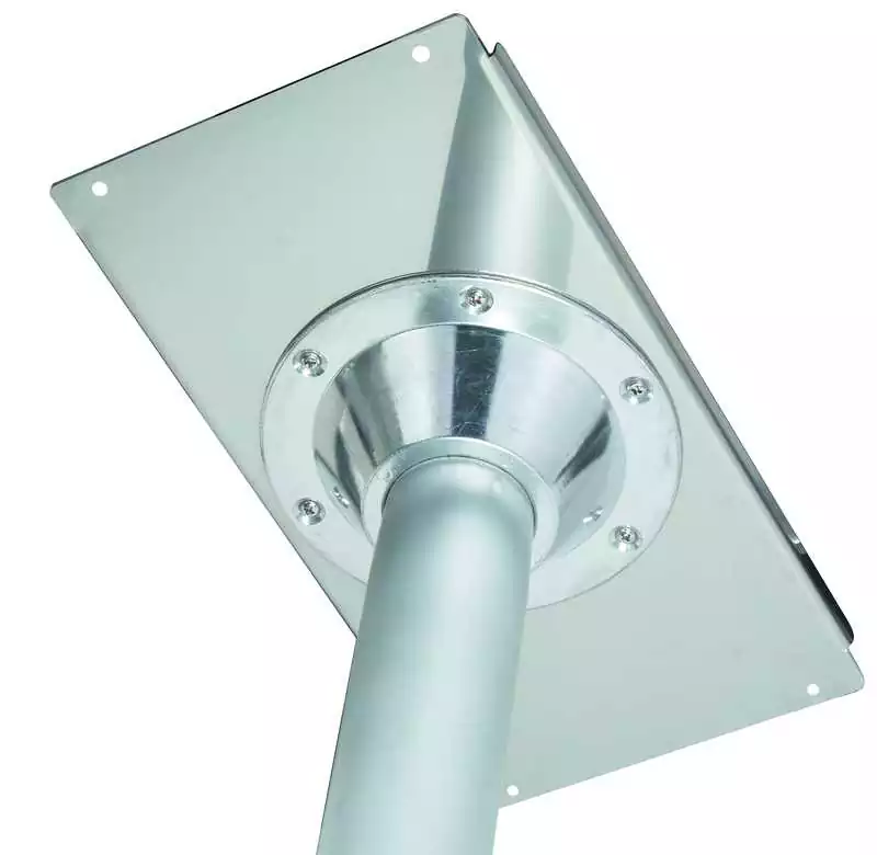Support de plancha sur pied de table diamètre 60mm