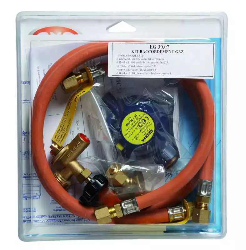 Kit de connexion gaz inox garantie illimitée