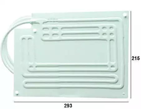 Evaporateur à plaque plat 40L PT1 raccords rapides 293x215mm