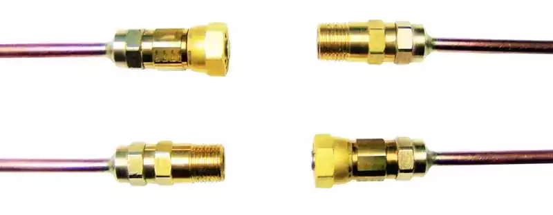 Jeux de raccords rapides 2 Mâles + 2 Femelles