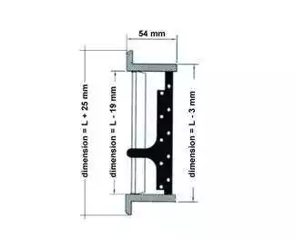 Grille de soufflage obstructible en teck 635 x 305mm