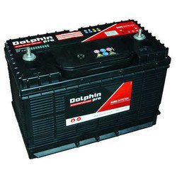 Batterie 12V Dolphin PRO 108A bornes filetées dimensions 330 X 172 X 218 mm