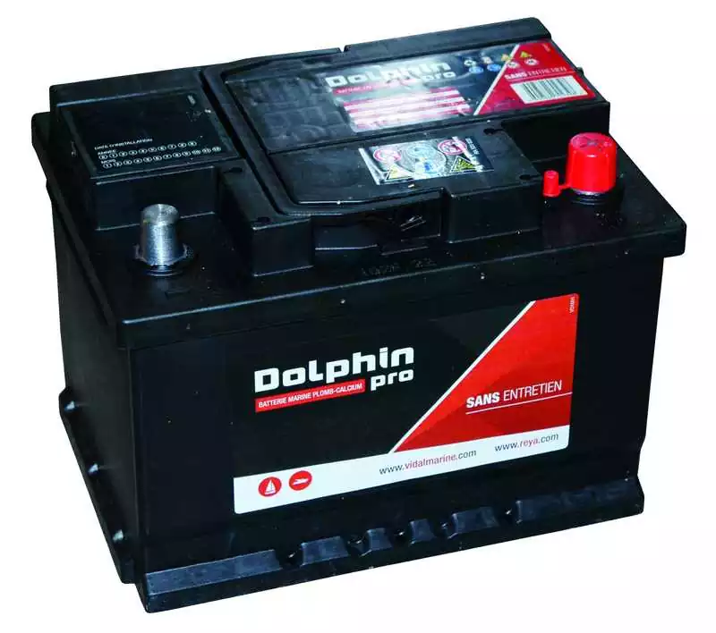 Batterie 12V Dolphin PRO 70A dimensions 278 X 175 X 175 mm