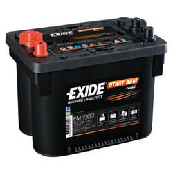 Batterie Exide START AGM 12V 50A dimensions 260 X 173 X 206 mm