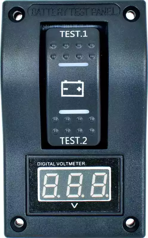 Contrôleur de charge 1 ou 2 batteries 12-24V Afficheur 5 - 30V