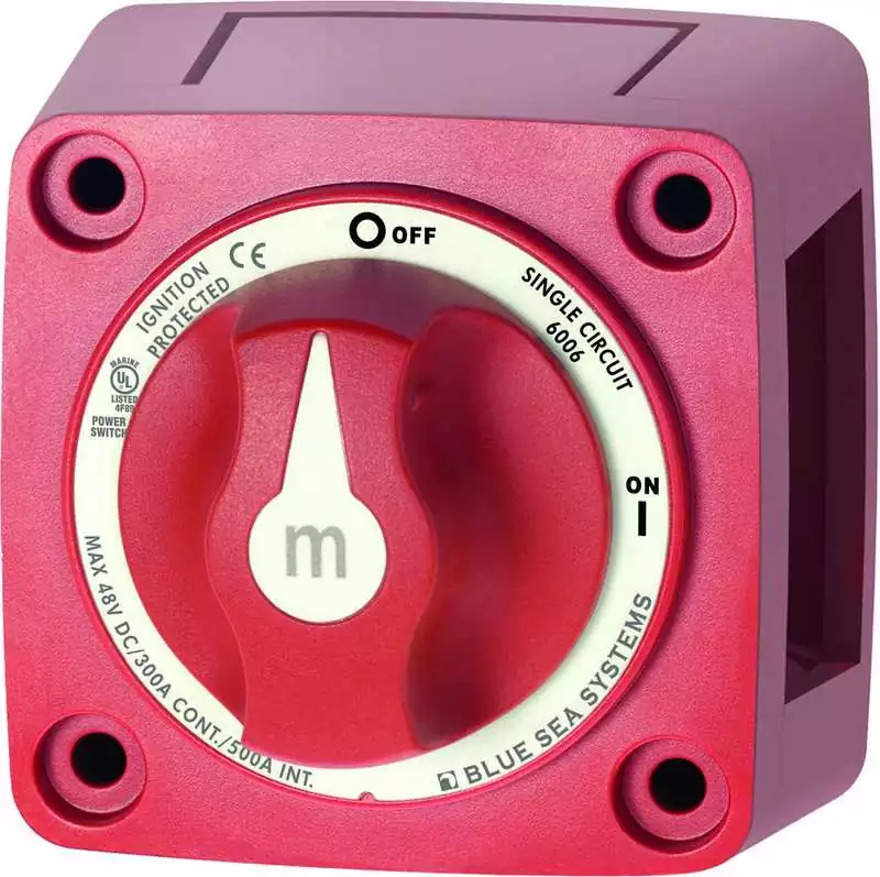 Coupe batterie 350A 2 positions unipolaire 1 batterie