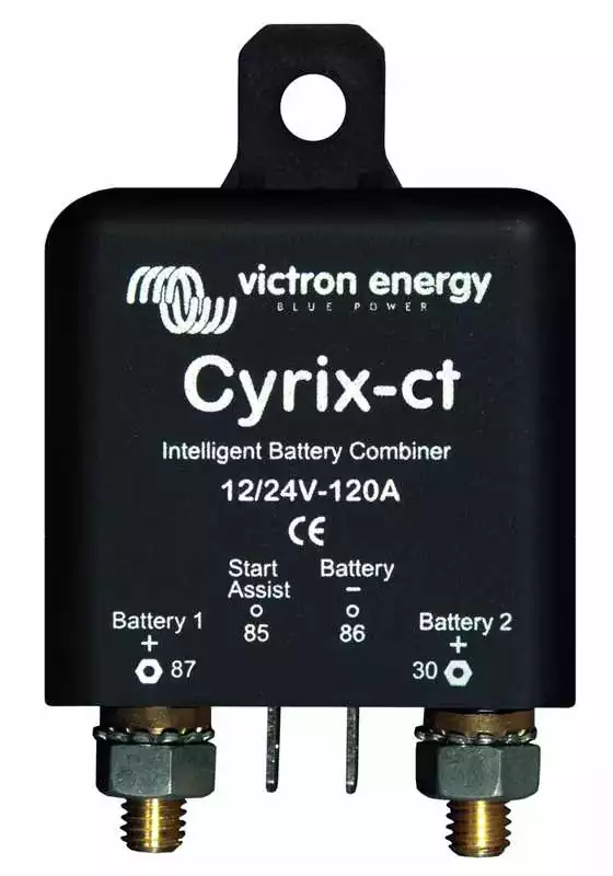 Répartiteur de batterie à seuil 120A 12-24V dimensions 46x46x80mm