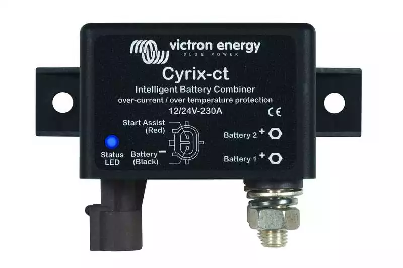 Répartiteur batterie à seuil 230A 12-24V dimensions 78x102x110mm
