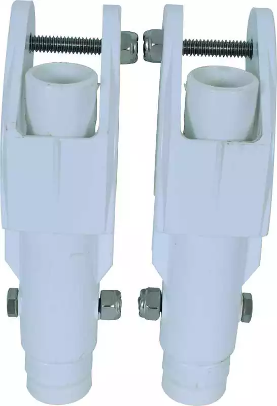 Pattes d'appui plastique pour échelles tube diamètre 25 mm réglable de 13 à 20cm