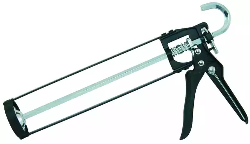 Pistolet squelette Double renfort Métal noir avec retour anti-goutte