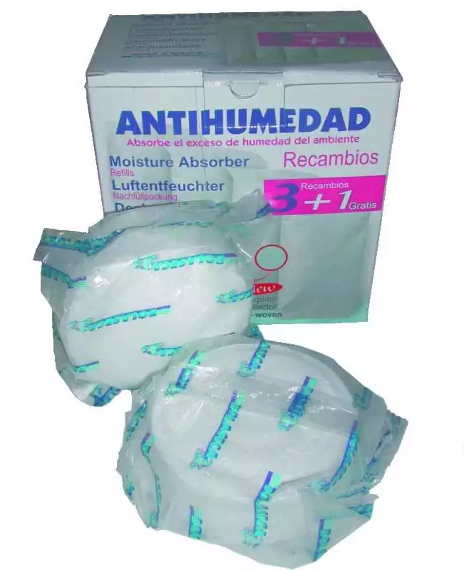 Recharges galets Absorbeur d'humidité 4 X 450Grs pour panier seau