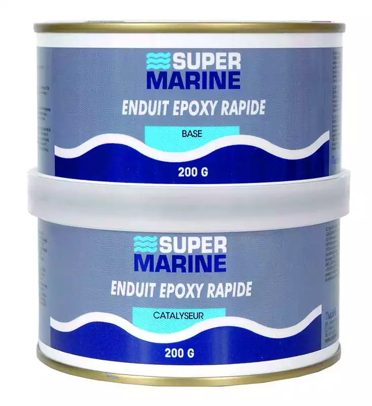 Mastic époxy à prise rapide 400Grs Epoxy coque osmose lest
