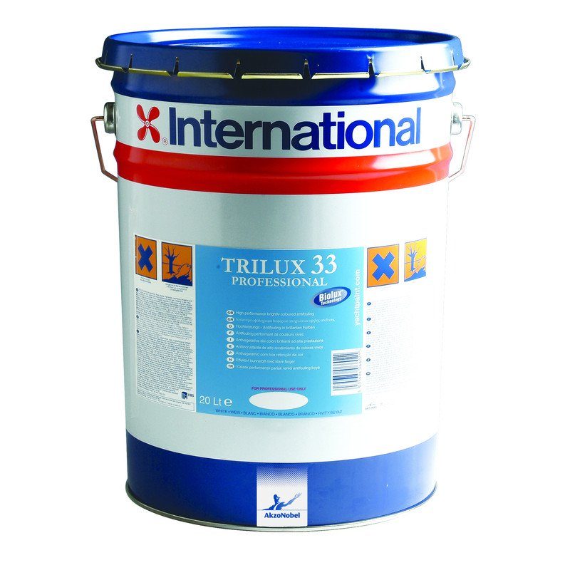 Antifouling Trilux 33 semi-érodable Rouge 5L tous types de coques alu inclus