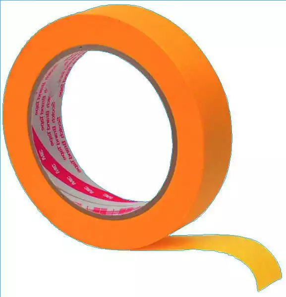 Ruban adhésif 3M 244 Jaune 48 mm x 50 m masquage peinture resistance 100 degrés humidité et UV