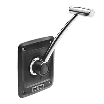 Commande moteur à levier unique en inox pour montage latéral