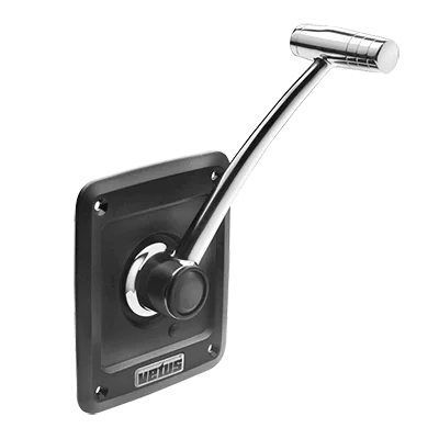 Commande moteur à levier unique en inox pour montage latéral