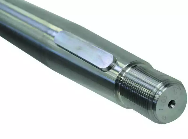 Arbre d'hélice inox Telmet 26 diamètre 35 mm Longueur 2000 mm clavette 10 mm