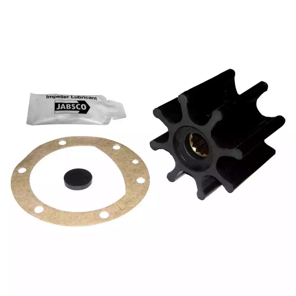 Turbine neoprene 16mm axe à cannelures 8 pales diamètre 65mm