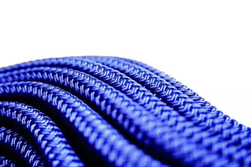 Cordage double tresse Bobine 100M BLEU Diamètre 20mm 16 fuseaux
