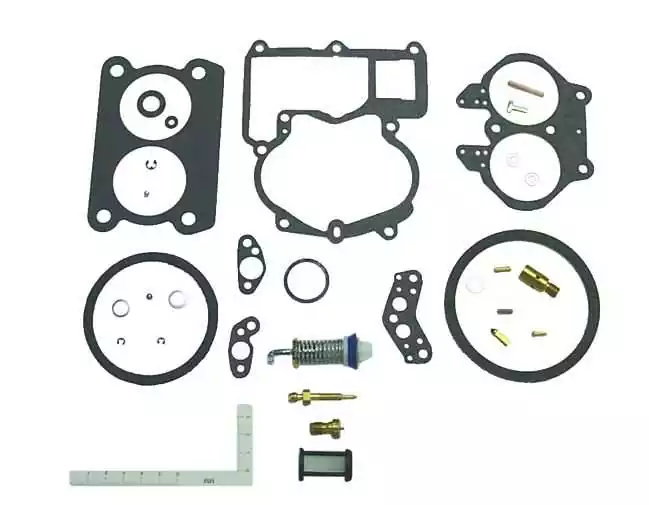Kit carburateur M2/MERCARB. GM L4 GM V6 4,3L/V8 5,01L 2 corps Mercruiser Mercarb.3302-810929-2