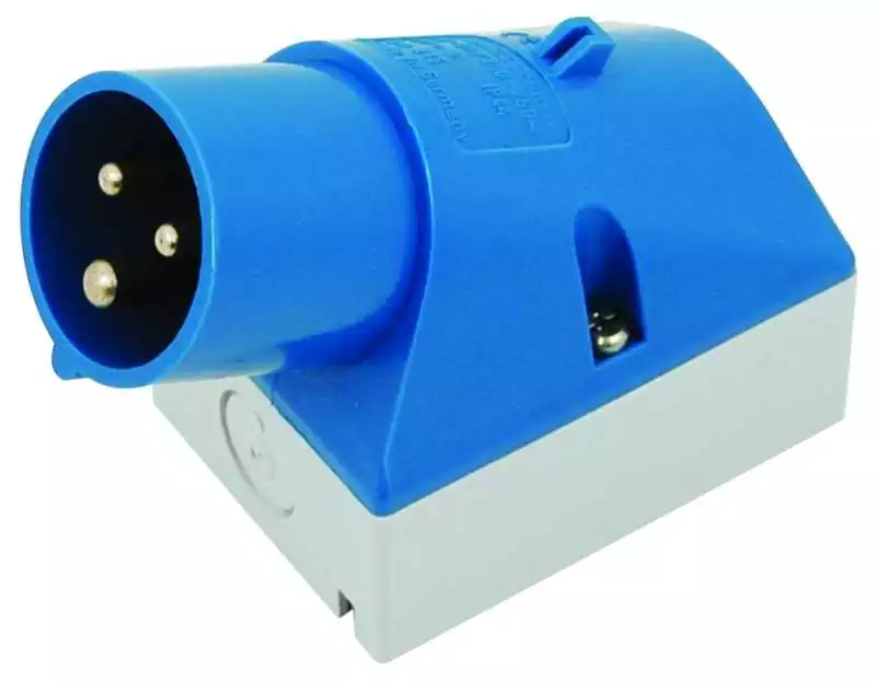 Prise marine Socle de connecteur en saillie 230V 2 phases + terre 32A