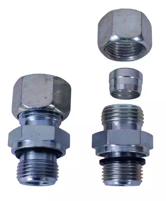 Jeu de raccords droits 1/2" pouces pour tuyau rigide diamètre 18 mm