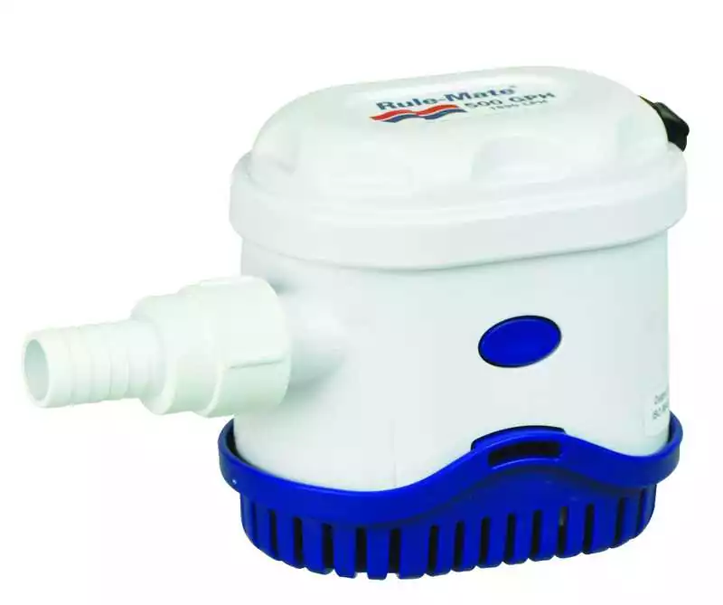 RULE-MATE 750 24V débit 2839  L/H automatique sortie 19 mm 1,4 Ampères