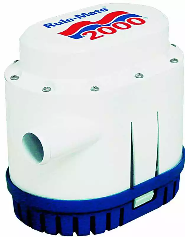 RULE-MATE 750 24V débit 2839  L/H automatique sortie 19 mm 1,4 Ampères