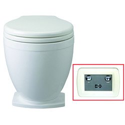 WC électrique Lite Flush 12V H 373 x L 342 x P 402mm avec interrupteur tableau