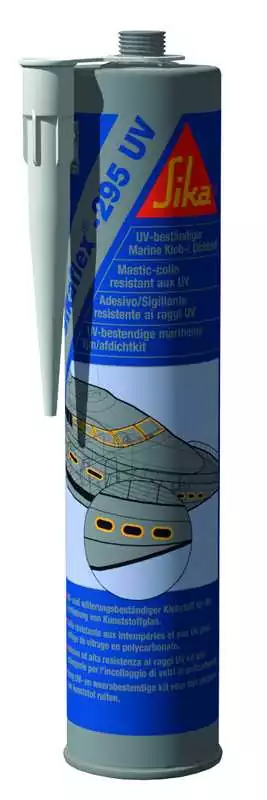 SIKAFLEX® 295 UV Noir collage étanchéité fenêtres et hublots 300ML