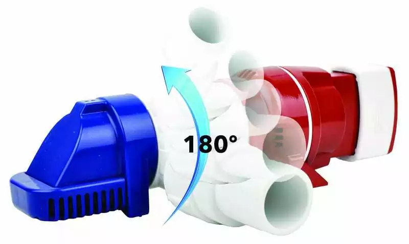 Pompe de cale LoPro 900D manuelle 3420 L/h sortie orientable